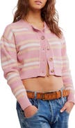 Free People Lila Stripe Cardigan