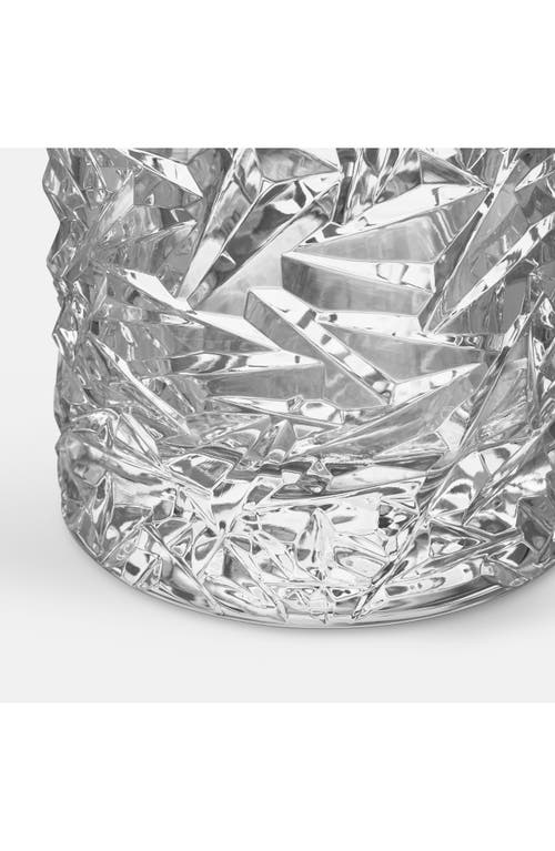 Orrefors Carat Lower Cut Crystal Vase In Clear