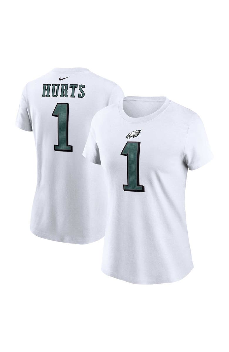Nike Women's Nike Jalen Hurts White Philadelphia Eagles Player Name & Number T-Shirt, Main, color, White