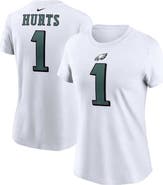 Nike Women's Nike Jalen Hurts White Philadelphia Eagles Player Name & Number T-Shirt