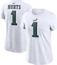 Nike Women's Nike Jalen Hurts White Philadelphia Eagles Player Name & Number T-Shirt
