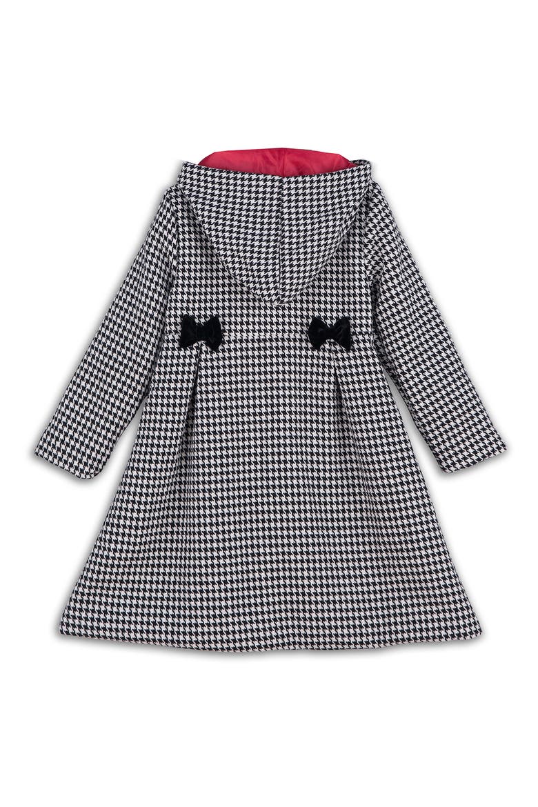 Kids' Houndstooth Holiday Coat, Alternate, color, GREY