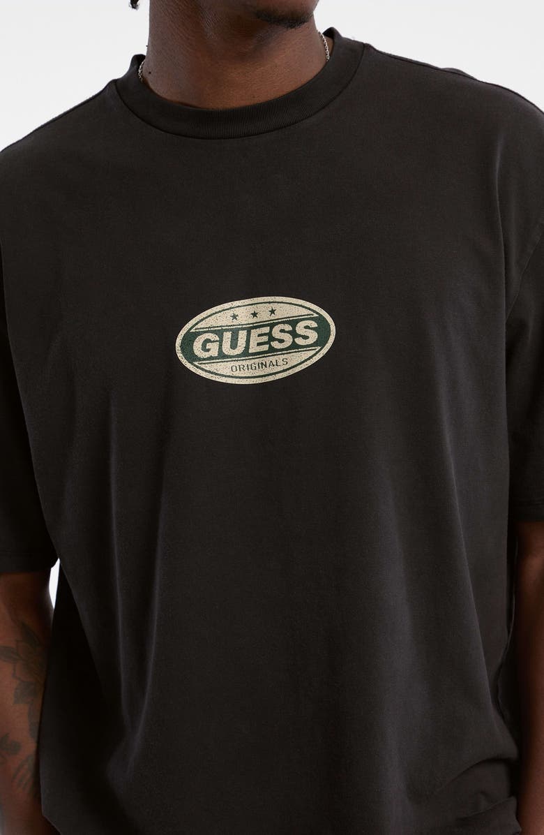 GUESS ORIGINALS Striker Oversize Graphic T-Shirt, Alternate, color, Black