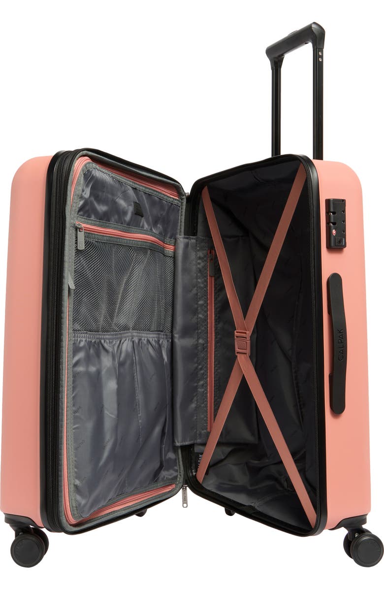 CALPAK Dylan 24-Inch Hardside Spinner Suitcase, Alternate, color, Peach