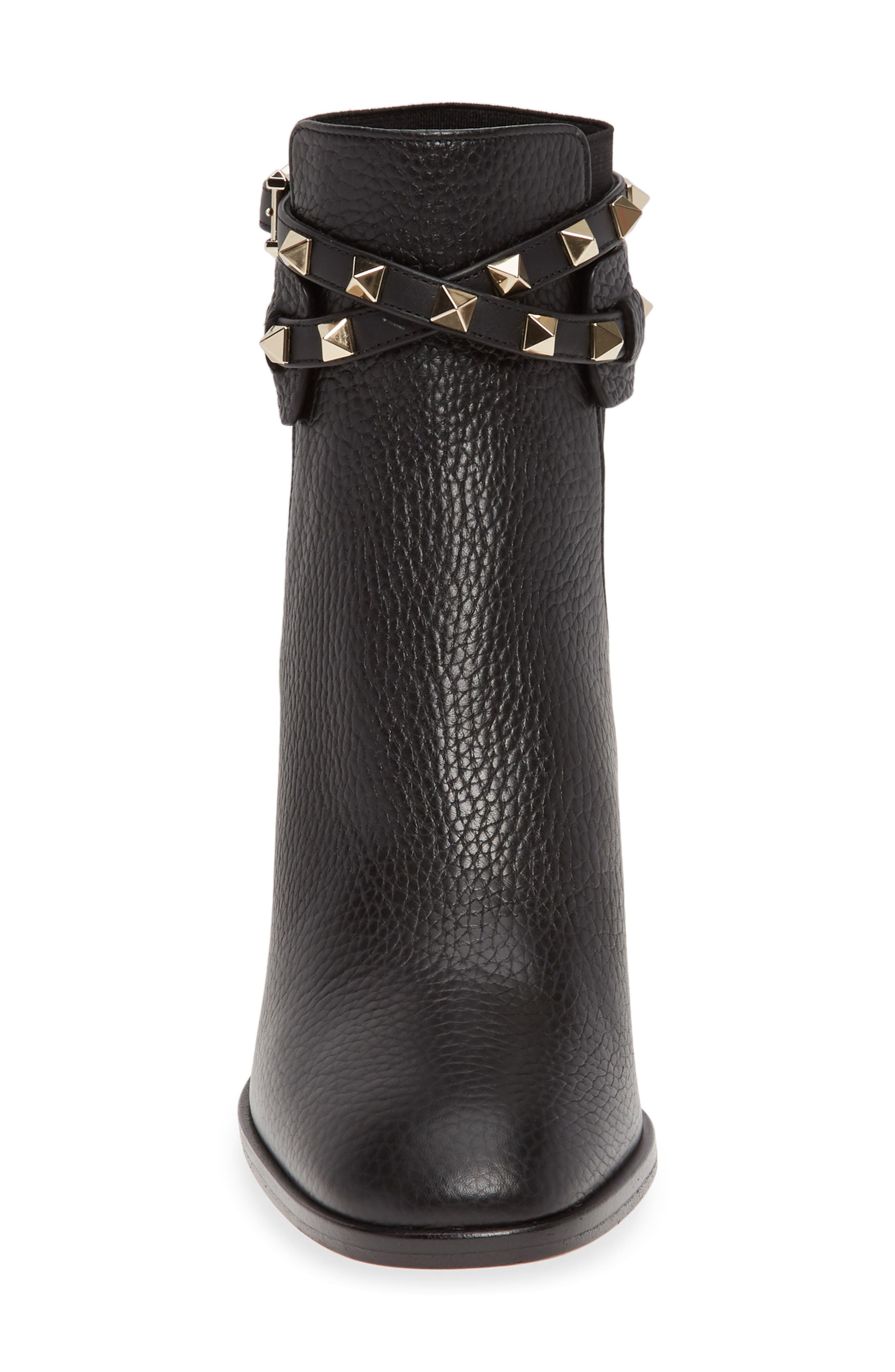 Valentino Garavani Beatle Rockstud Wrap Bootie, Alternate, color, 