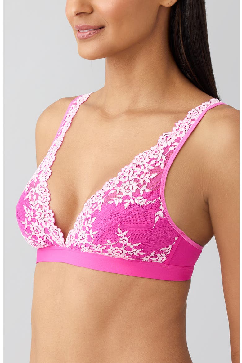Embrace Lace® Wire Free Bralette, Alternate, color, WILD AZALEA/ CRADLE PINK