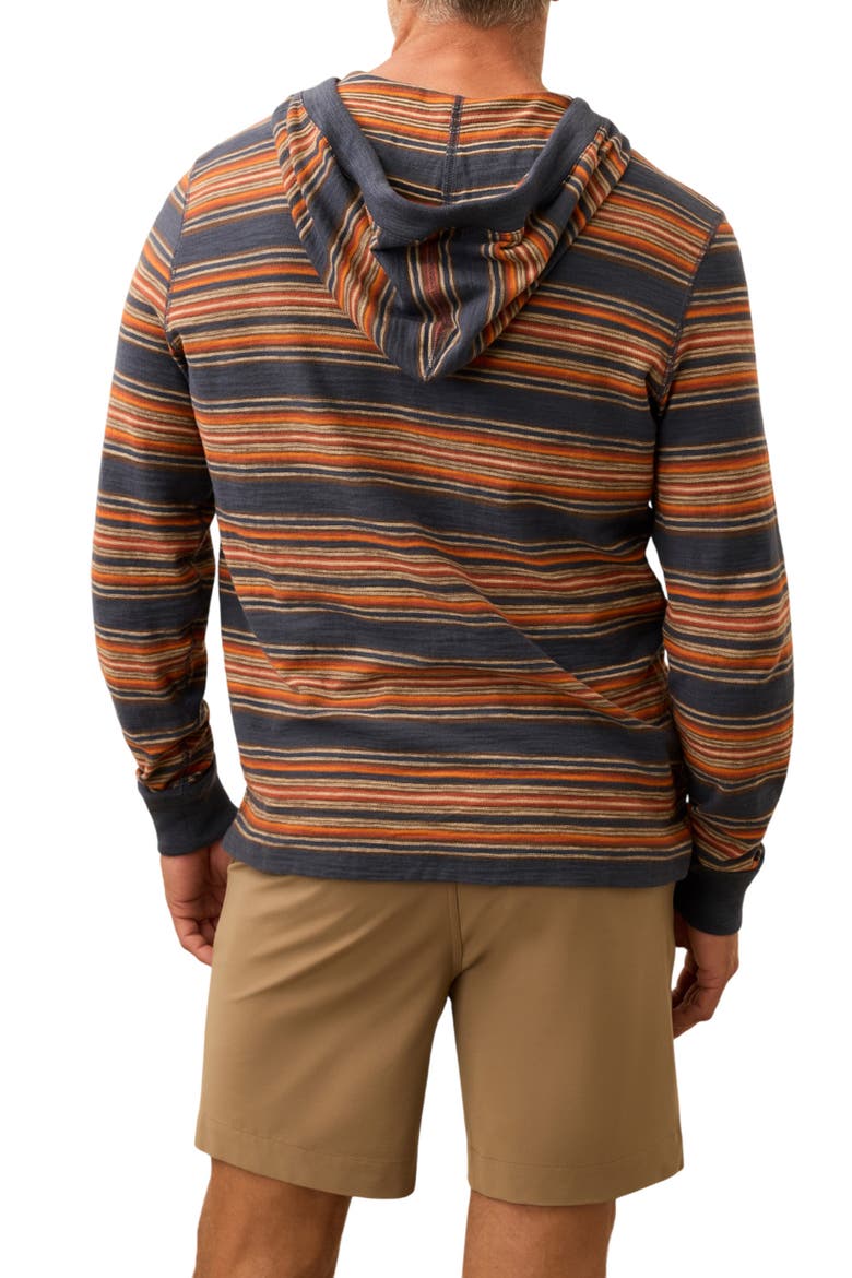Sunwashed Organic Cotton Slub Hoodie, Alternate, color, NIGHTTIME FIRE STRIPE