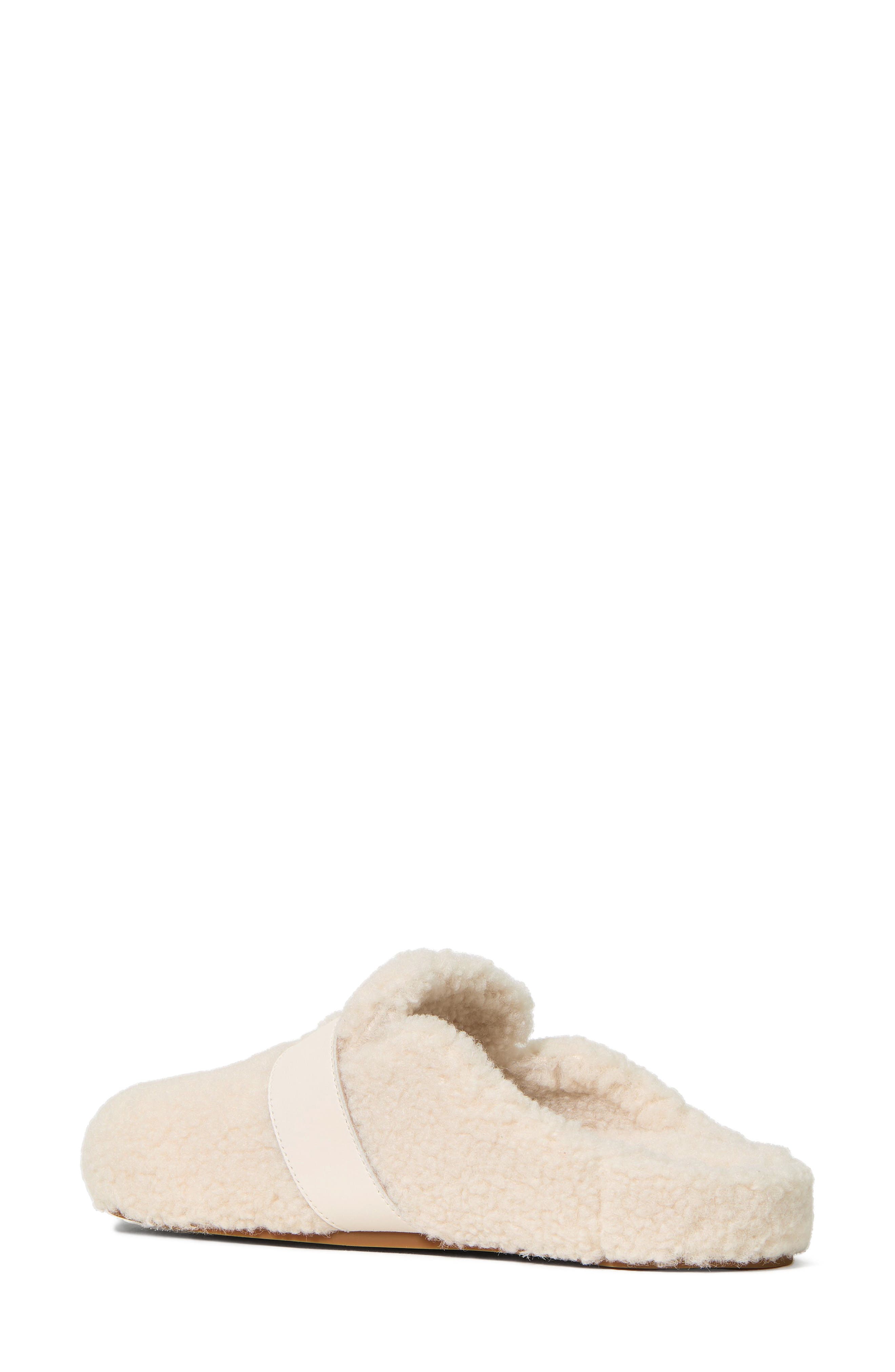 Kate Spade New York halo genuine shearling clog, Alternate, color, Natural