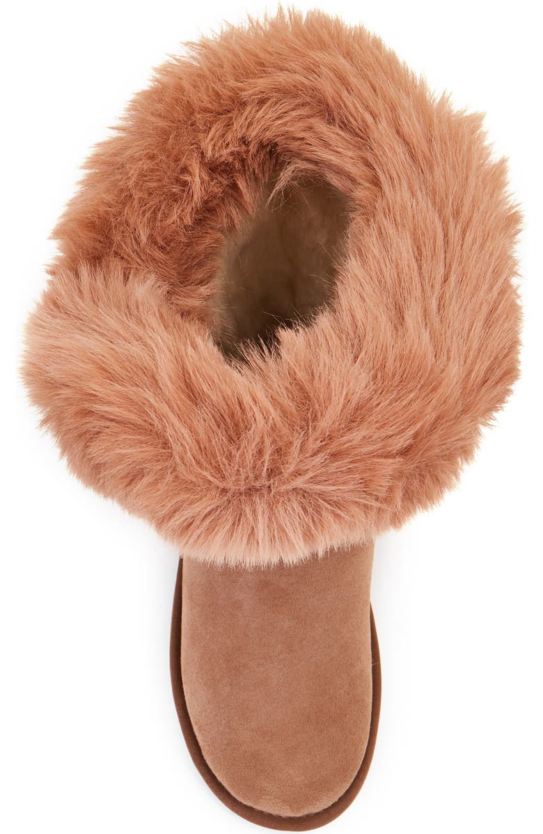Australia Luxe Collective Nordic Genuine Shearling Lined Short Boot, Alternate, color, Chestnut