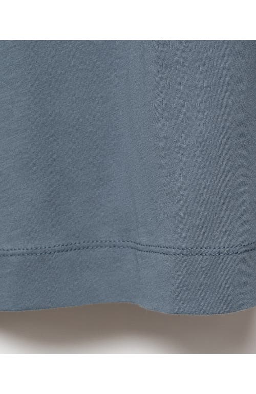 Mango Puff Sleeve Cotton Pajama Top In Black