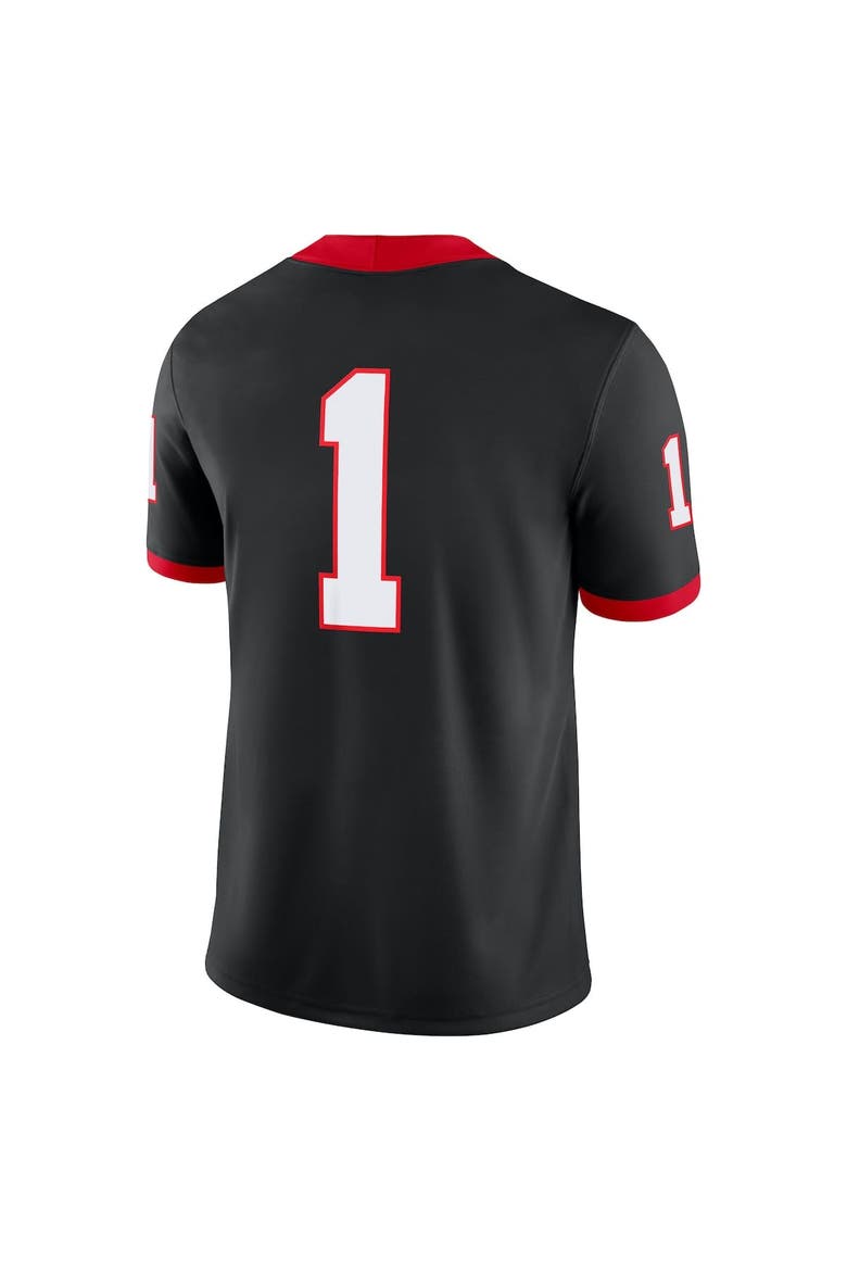 Men's Nike Black Georgia Bulldogs Alternate Game Jersey, Alternate, color, Black