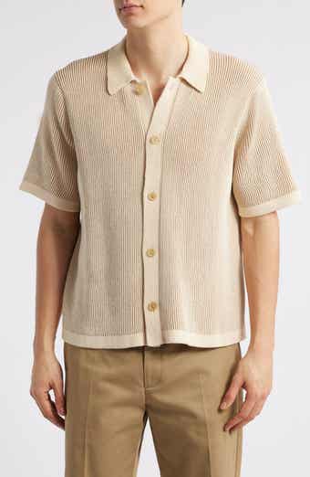 Corridor Plated Short Sleeve Cotton Cardigan