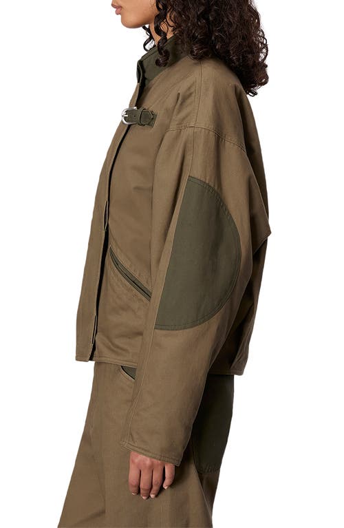 Rag & Bone Tatum Cotton Military Jacket In Brown