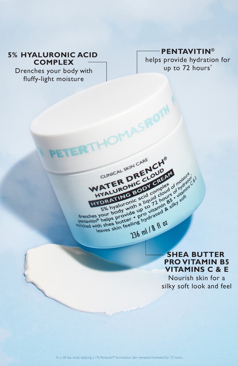 Peter Thomas Roth Water Drench<sup>®</sup> Hyaluronic Cloud Hydrating Body Cream, Alternate, color, 