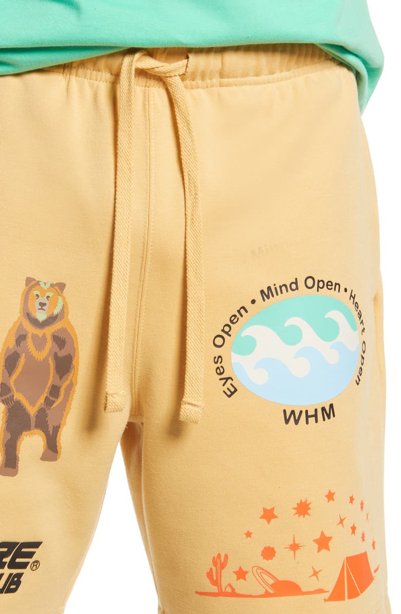 Billionaire Boys Club BB Peak Graphic Shorts, Alternate, color, 