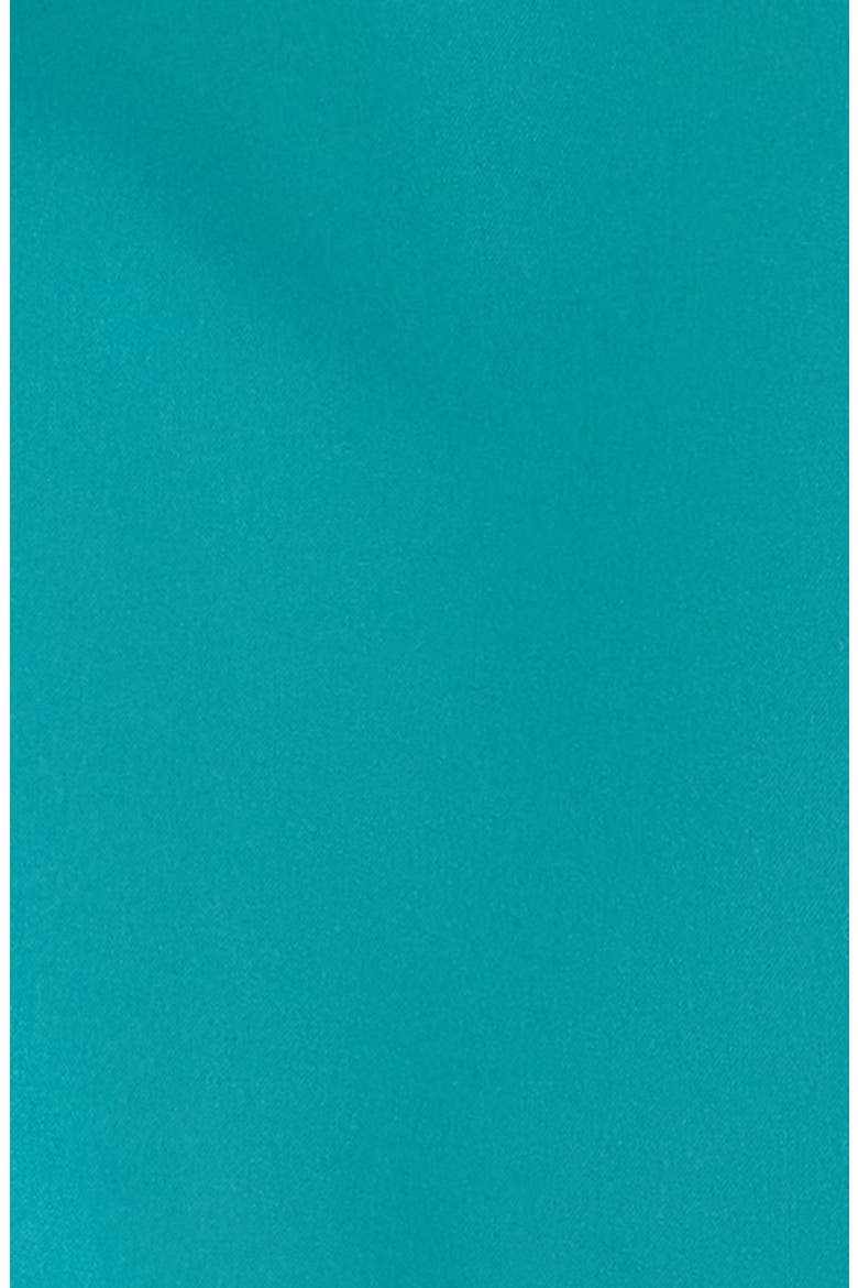 Crochet Trim Teal Camp Shirt, Alternate, color, TEAL