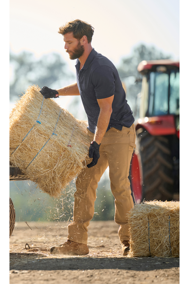 Double Front Work Pants e.s.iconic, Alternate, color, Almond Brown