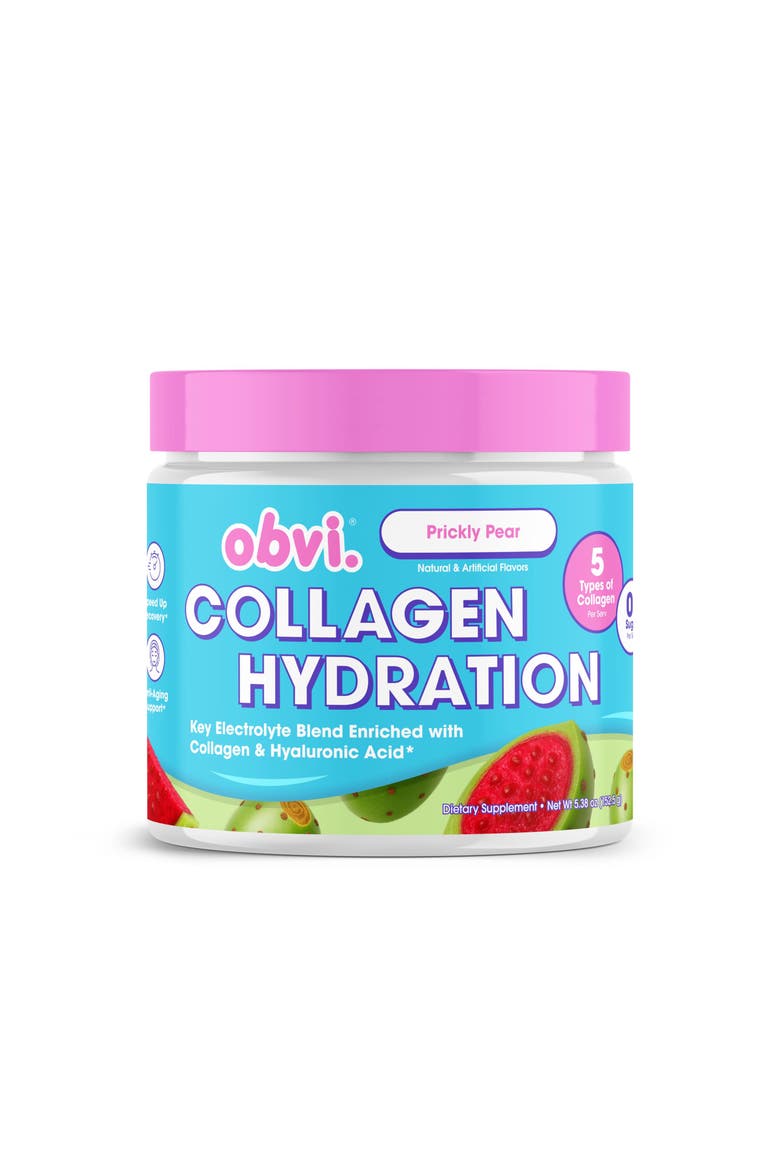 Collagen Hydration Replenish Essential Nutrients Skin, Nail & Hair Support Prickly Pear, Main, color, None