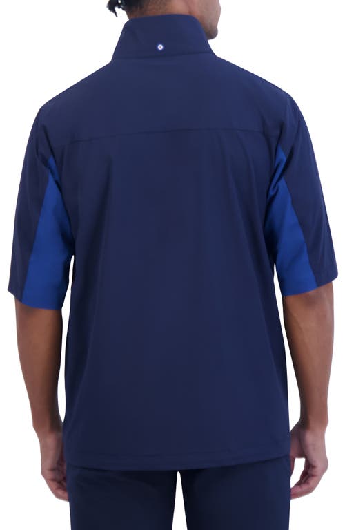 Ben Sherman Water Repellent Golf Top In Blue