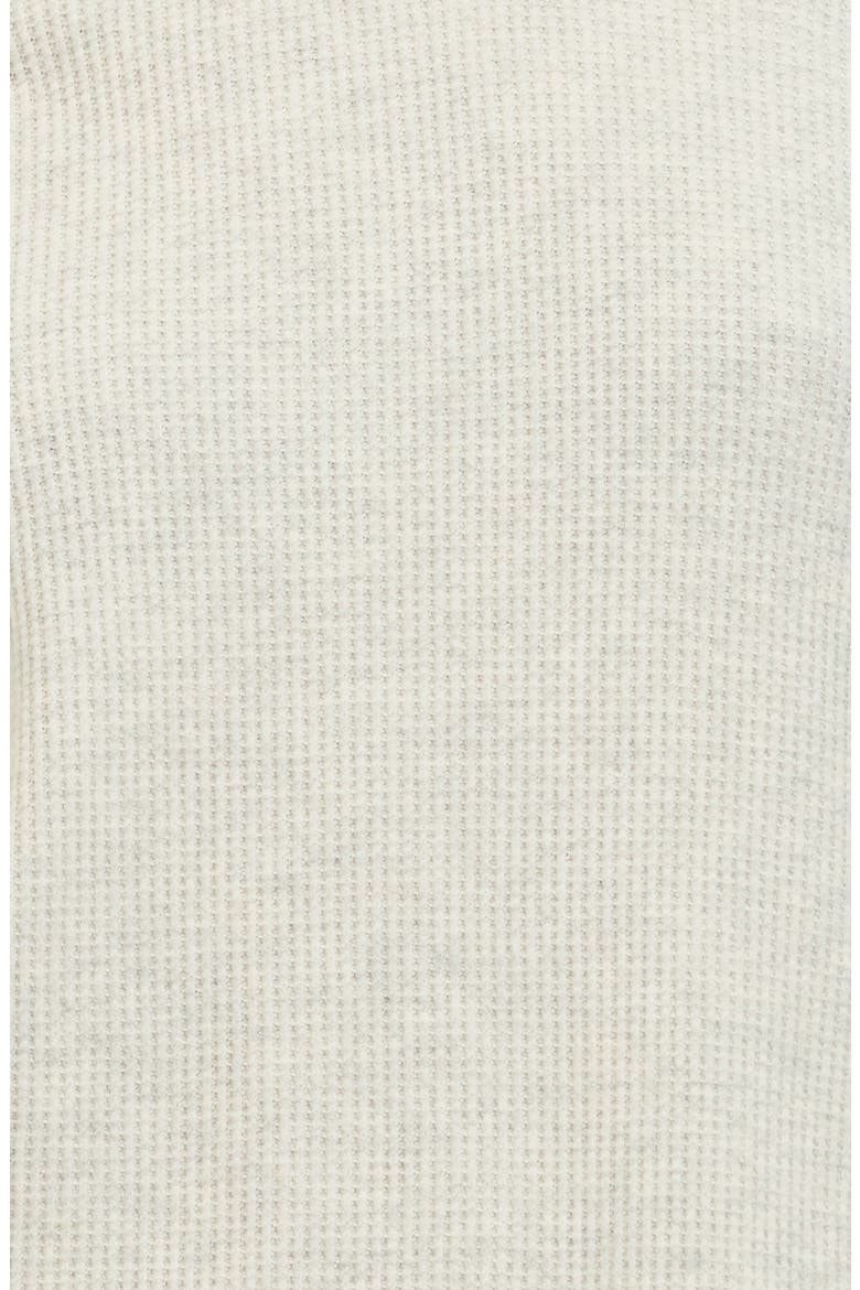 Brigitte Brushed Thermal Top, Alternate, color, HEATHER GREY