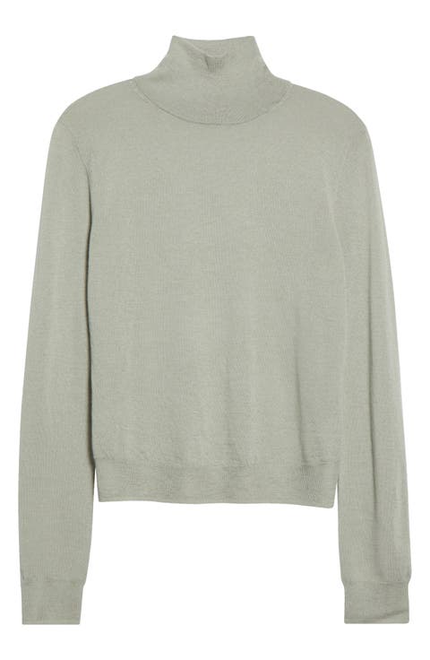 Silk & Cashmere Turtleneck Sweater