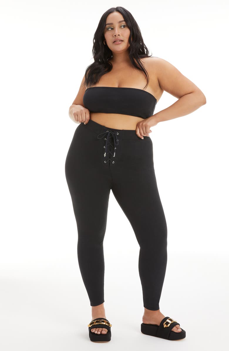 Good American Essential Bombshell Leggings, Alternate, color,