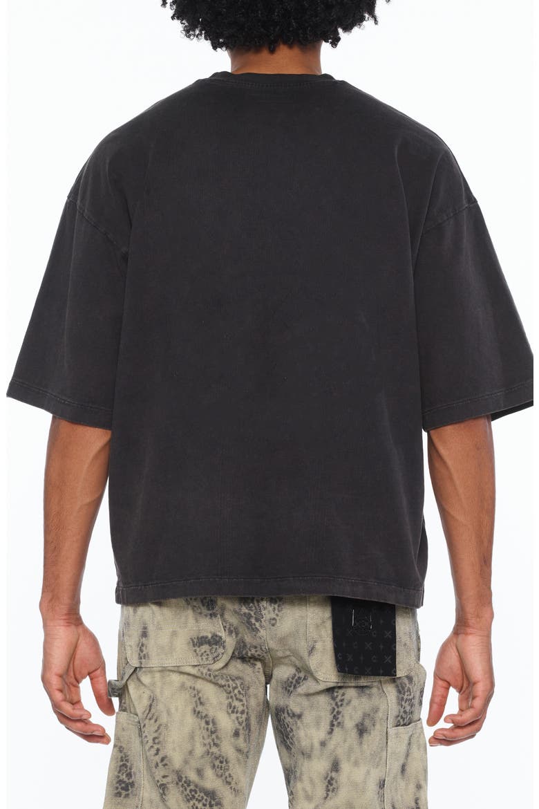 Boxy Oversized Graphic T-Shirt, Alternate, color, VINTAGE CHARCOAL