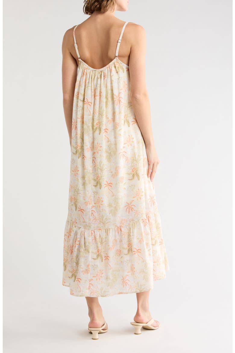 Flowy Sundress, Alternate, color, CREAM PALM PRINT