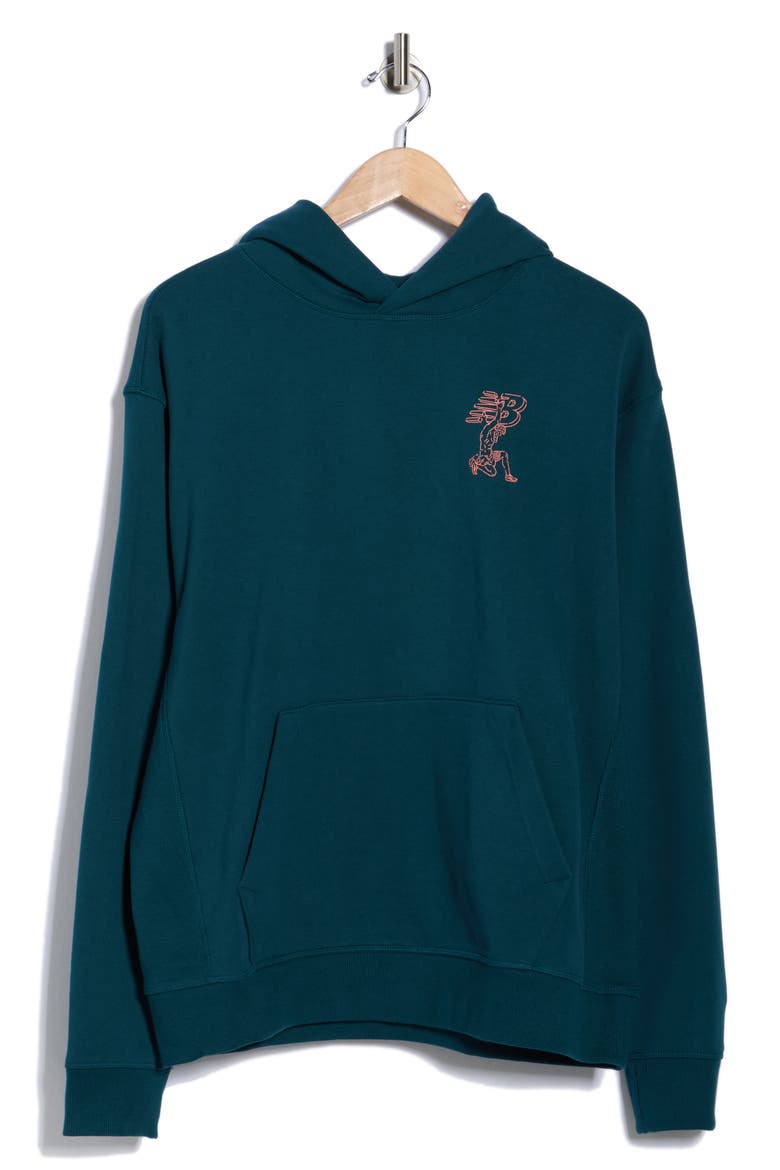 Debut Sculpture Hoodie, Alternate, color, BLUE