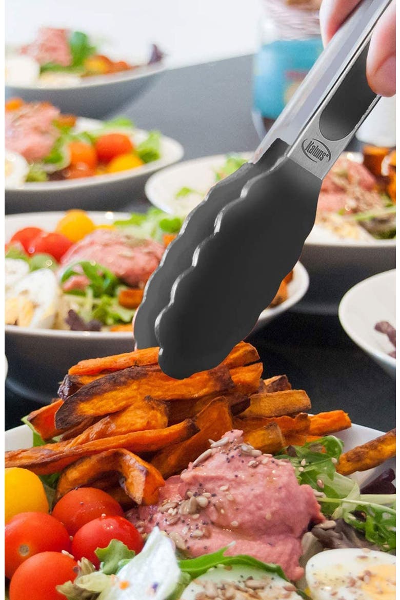 4-Piece Spatula Set, Alternate, color, BLACK