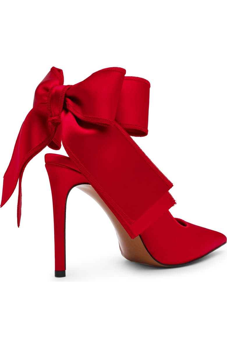 Steve Madden Teacup Slingback Pointed Toe Pump, Alternate, color, Red Satin