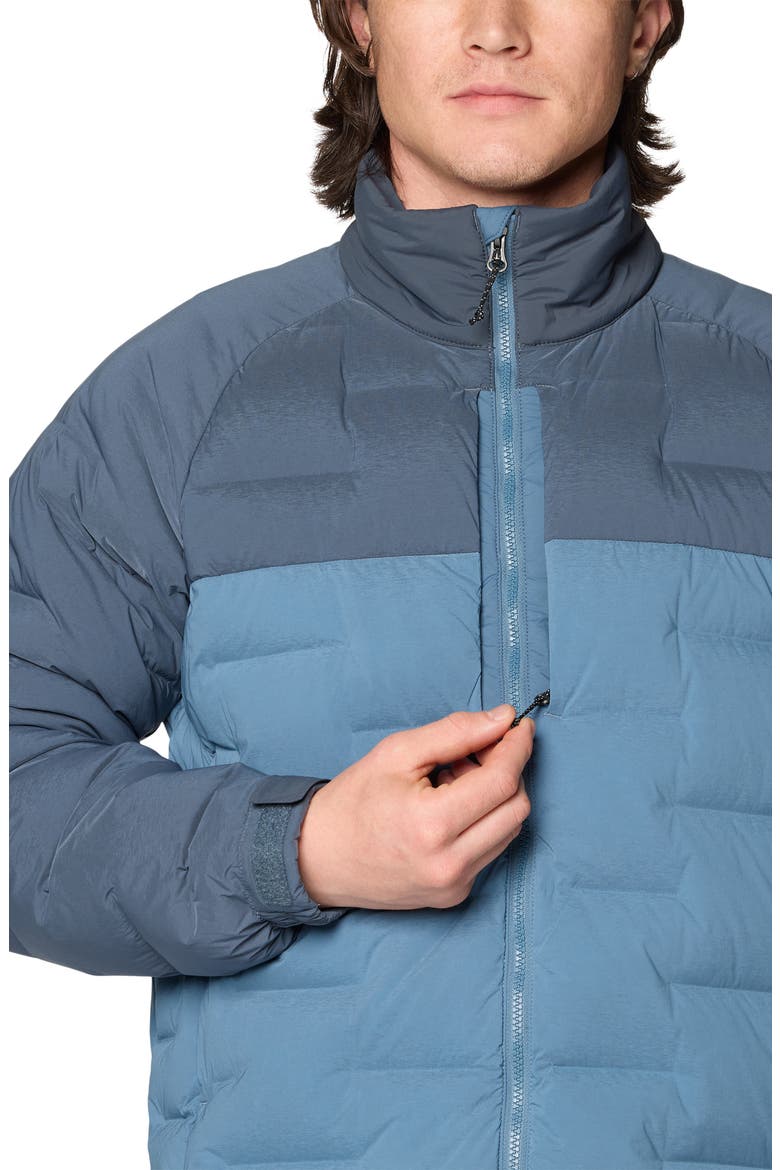 Stretchdown Big Baffle 700 Fill Power Down Jacket, Alternate, color, ADRIATIC BLUE/ MOON BLUE