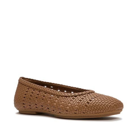 Delicato Woven Ballerinas Flats