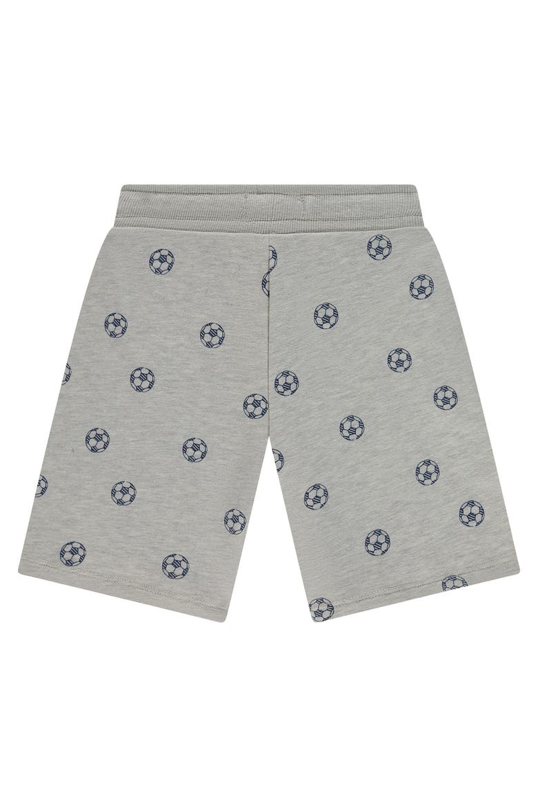 Soccer Print Sweatshort, Alternate, color, Light Grey Melee