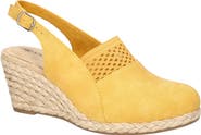 EASY STREET Aloha Slingback Espadrille Wedge Pump