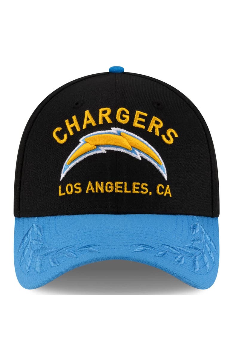 New Era Men's New Era Black/Powder Blue Los Angeles Chargers 2025 NFL Draft 39THIRTY Flex Hat, Alternate, color, Black