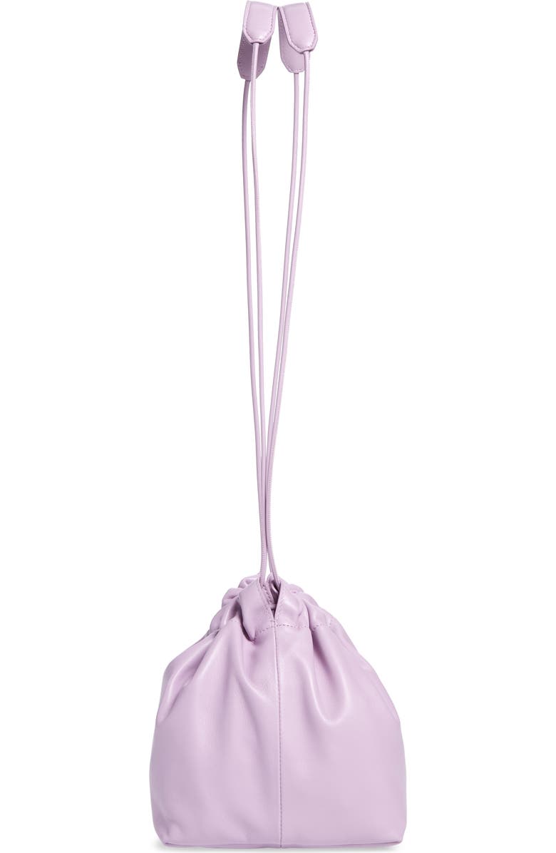 Jil Sander Small Drawstring Leather Crossbody Bag, Alternate, color,