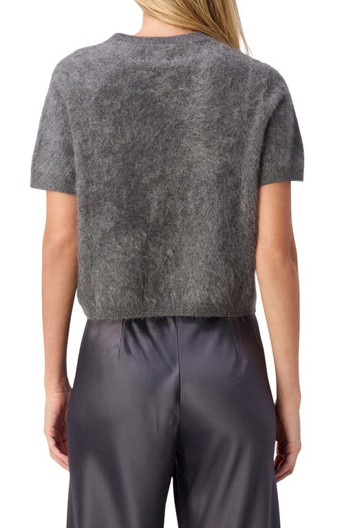 Cami Nyc Eugeny Short Sleeve Cashmere Sweater In Gray