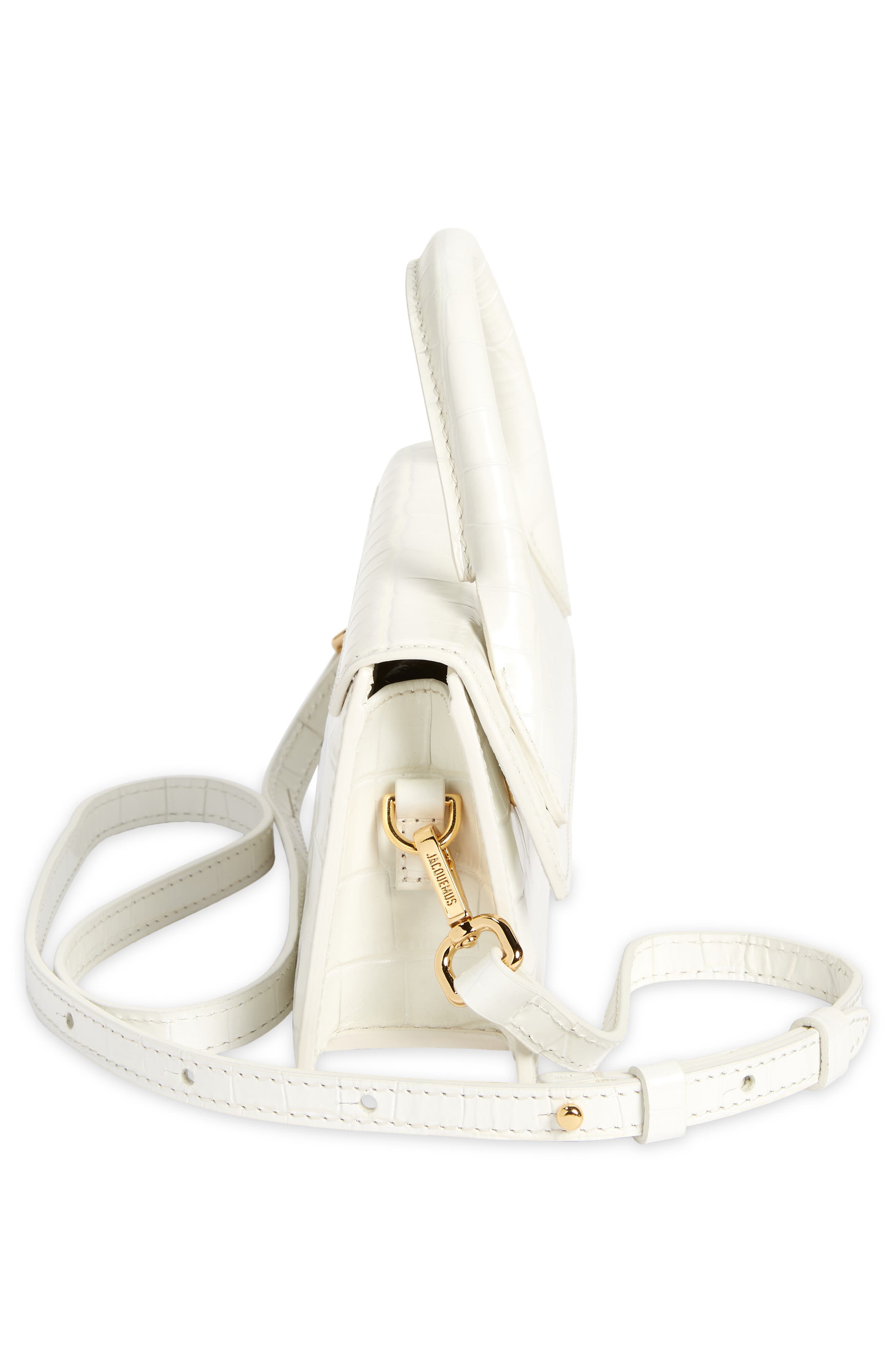 Jacquemus Le Chiquito Long Leather Top Handle Bag, Alternate, color, 