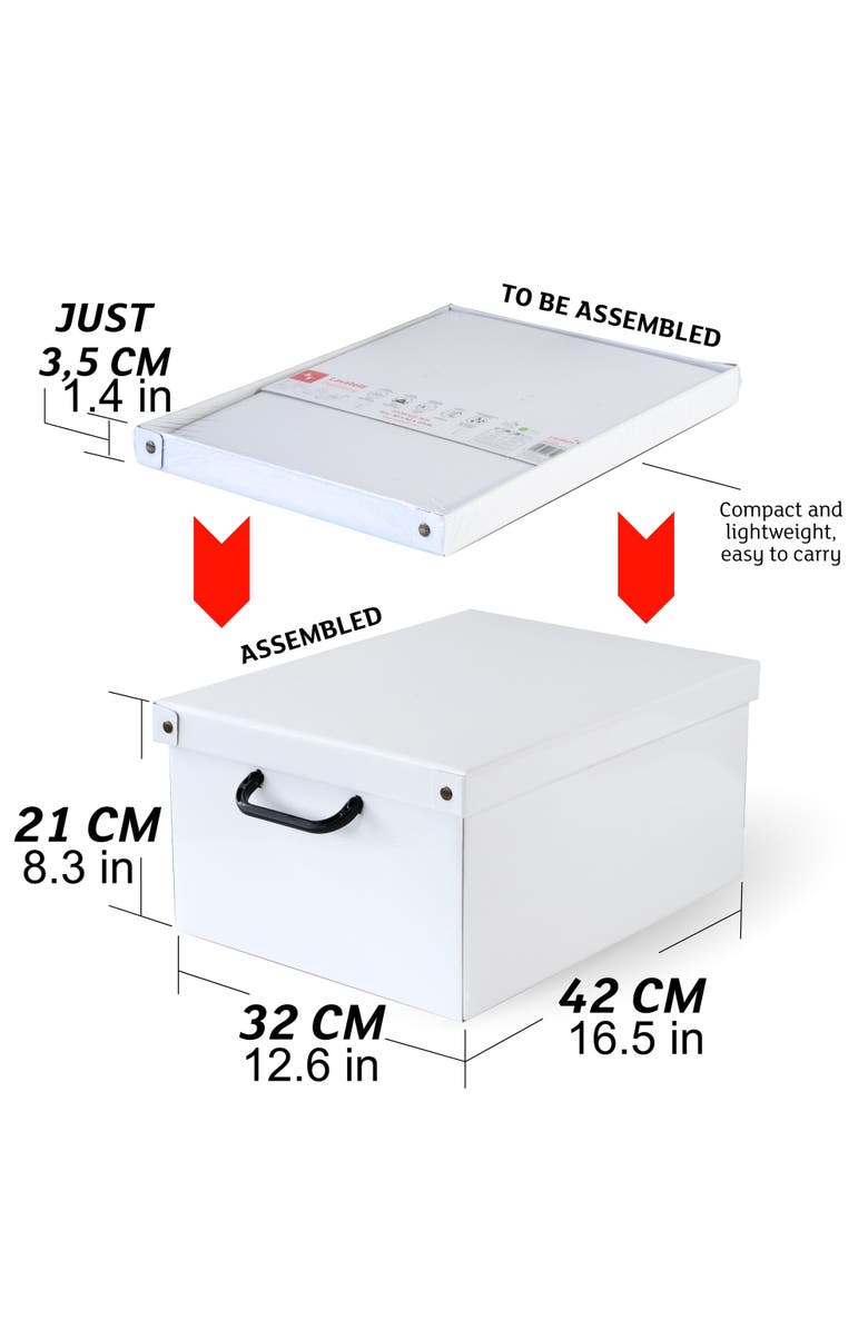 Lavatelli Medium Sized Storage Box, Alternate, color, Multicolored