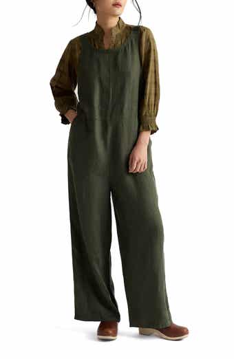 Salt Air Wide Leg Linen Jumpsuit