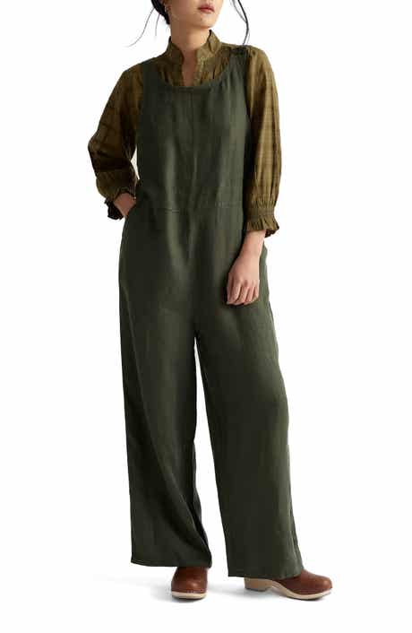 Salt Air Wide Leg Linen Jumpsuit