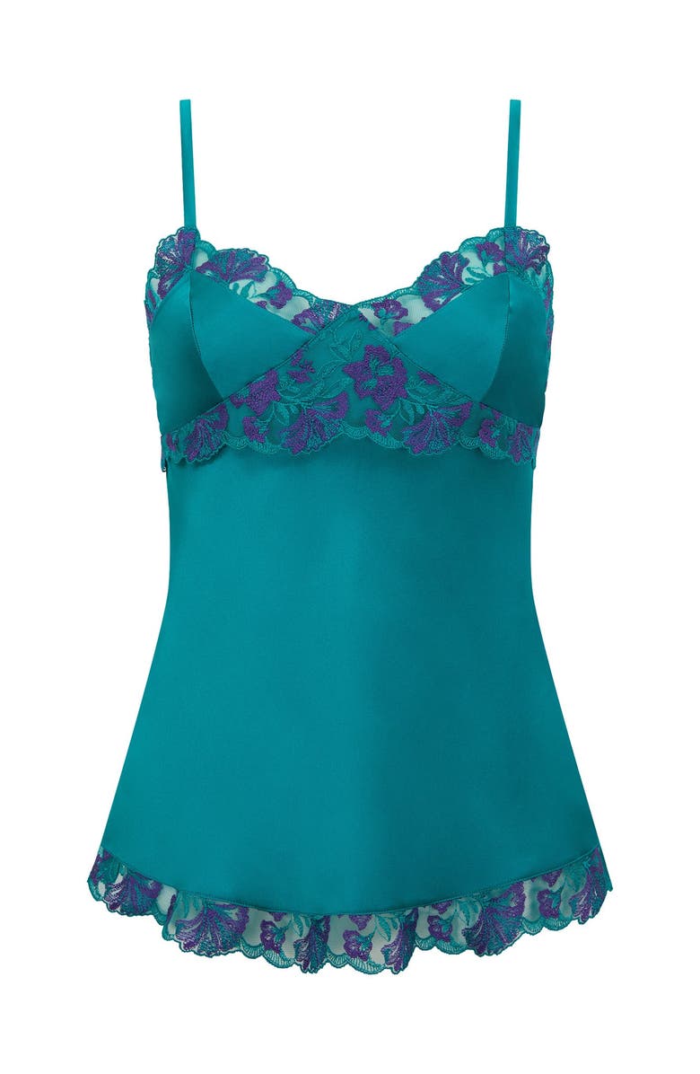 Scarlett Gasque The Marilyn Camisole, Alternate, color, Teal