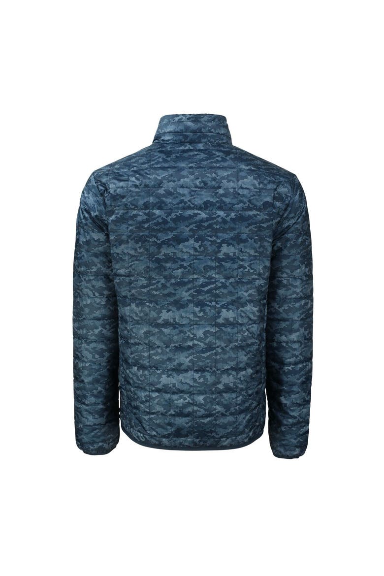 Men's Cutter & Buck  Navy Citadel Bulldogs Vault Rainier PrimaLoft Eco Insulated Full-Zip Puffer Jacket, Alternate, color, Navy