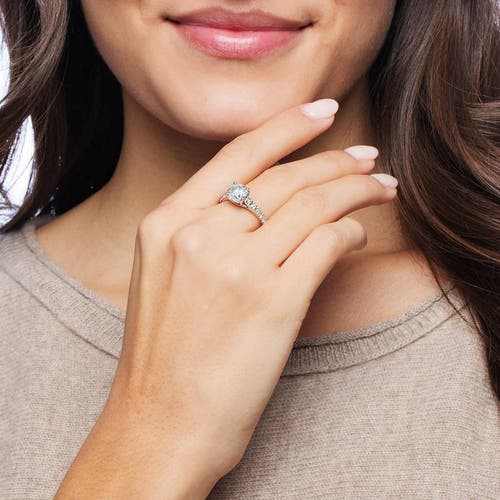 Bliss Diamond Certified 2 1/2ct Diamond Cathedral Engagement Ring 14k Gold Lab Grown In 14k White Gold