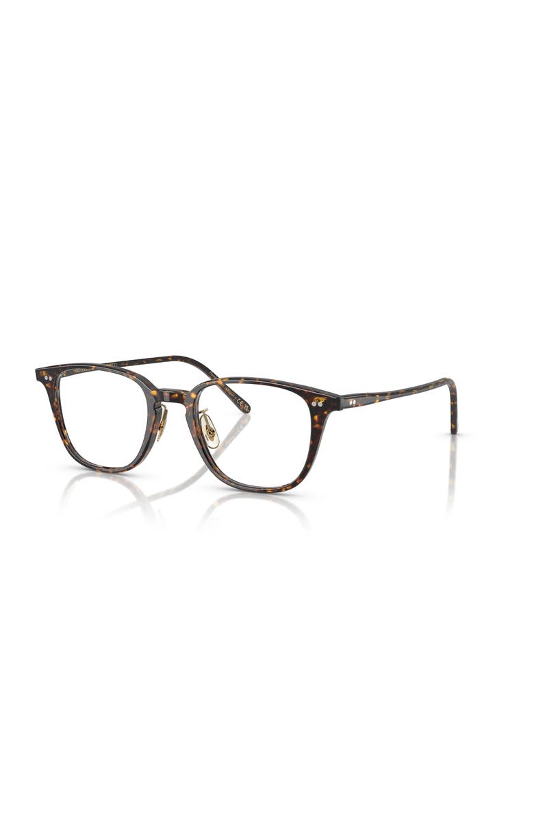 Oliver Peoples 49mm Rectangle optical glasses, Main, color, Tortoise