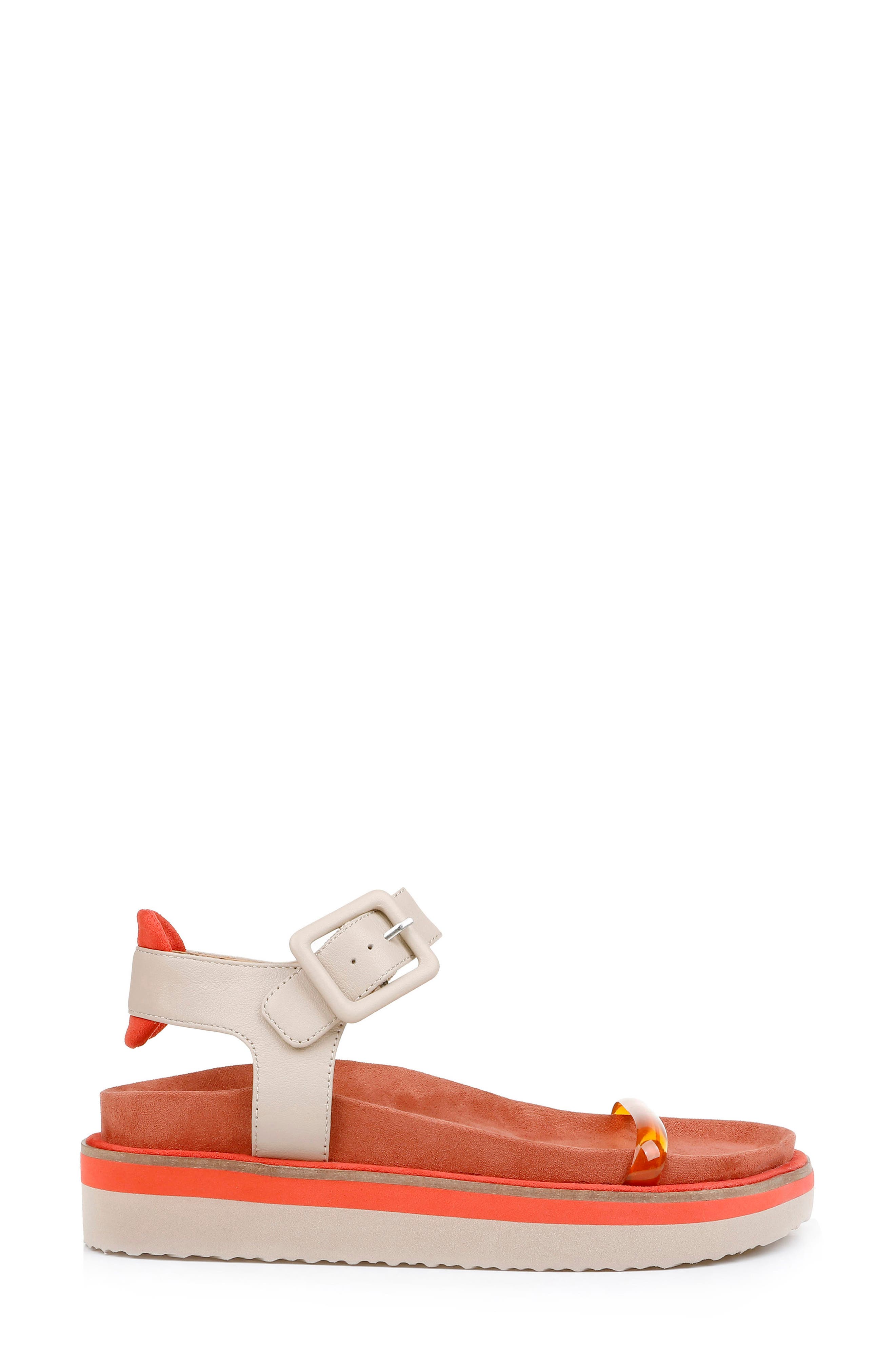 Sahara Platform Sandal, Alternate, color, SIENNA LEATHER