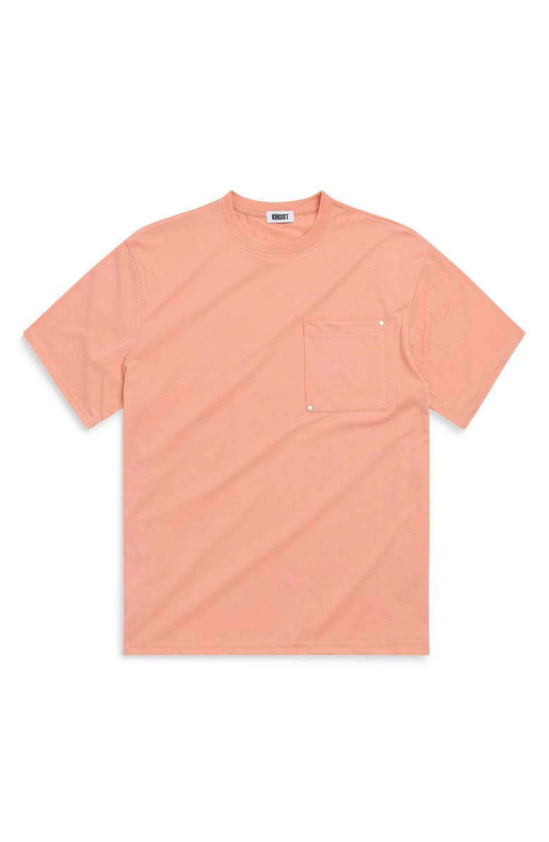 KROST Rivet Pocket Cotton Blend T-Shirt, Alternate, color, Brick Dust