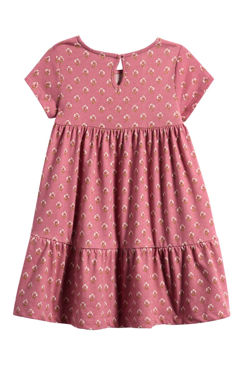 Ariel Floral Print Jersey Dress, Alternate, color, PINK FLORAL