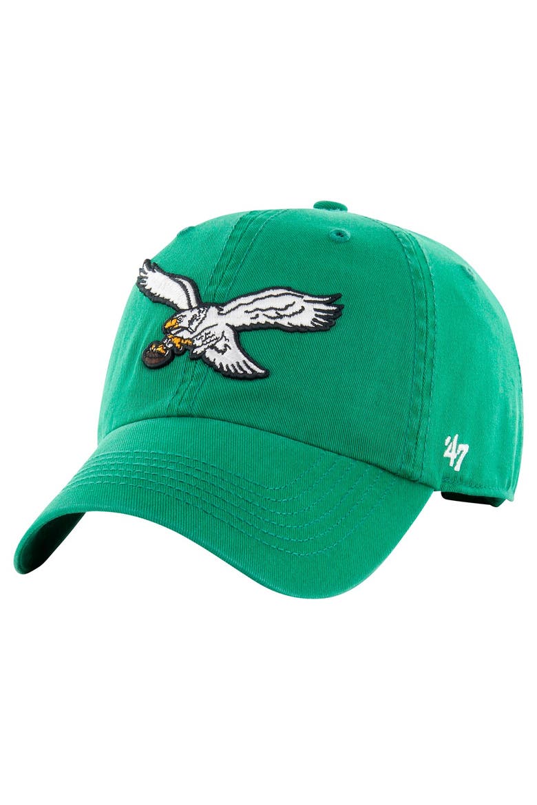 Men's '47 Kelly Green Philadelphia Eagles Classic Franchise Legacy Fitted Hat, Main, color, Kelly Green